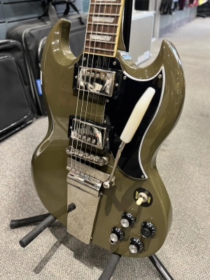 Epiphone - 1961 SG Standard w/Maestro - Olive Drab 2